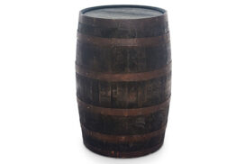 Rustic Oak Barrel